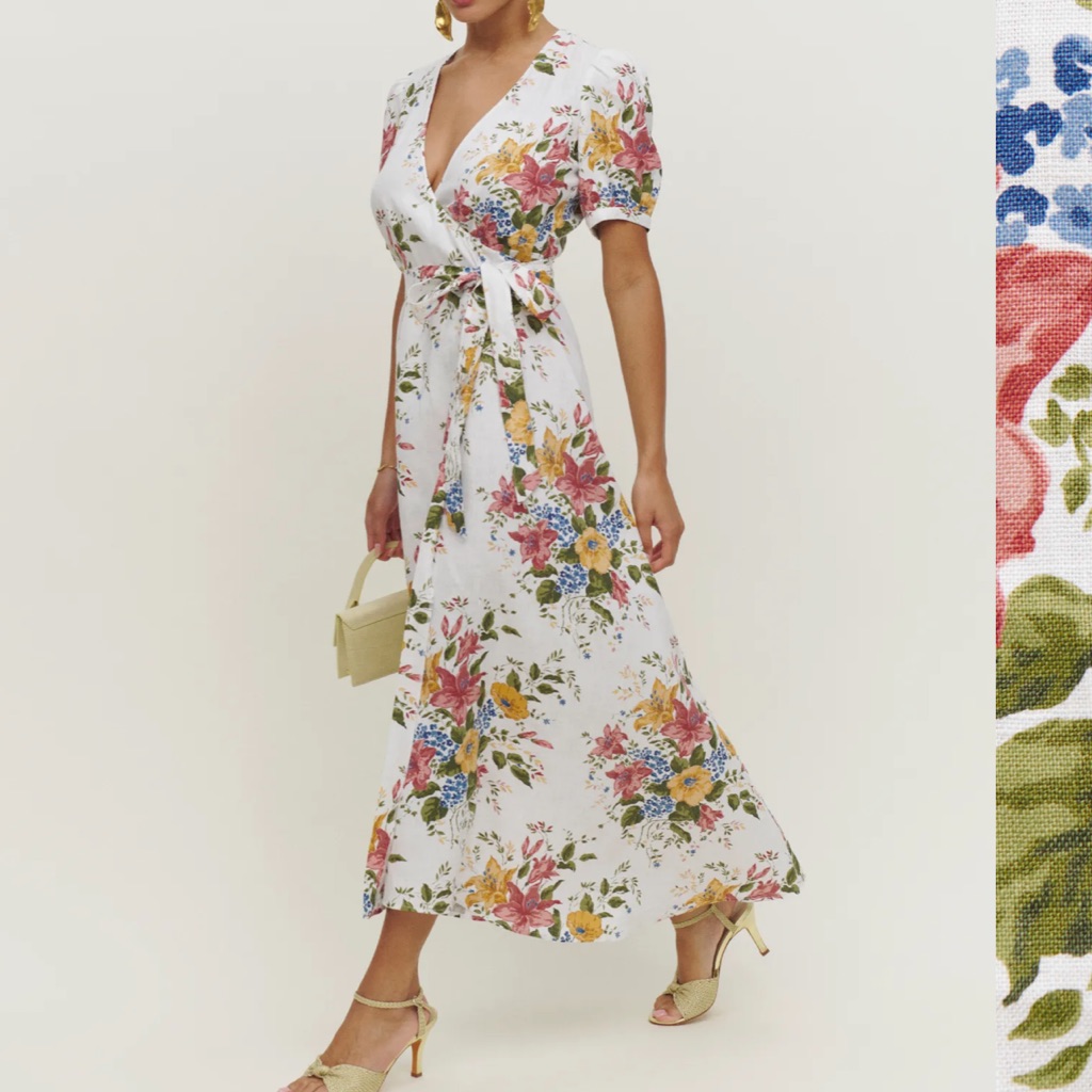 Nwt Reformation Weiss Linen Chantilly Xs